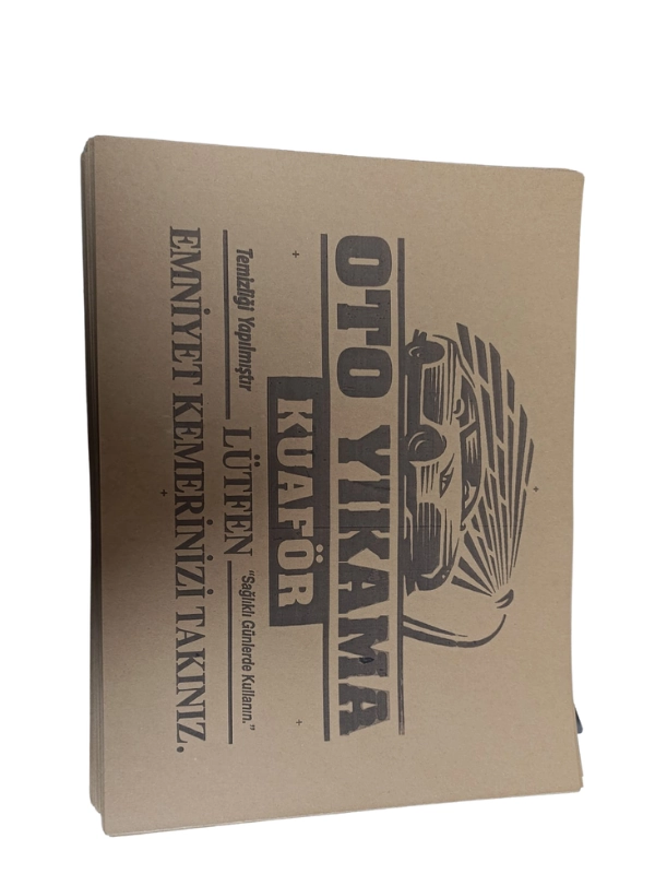Premium Kraft Kağıt Paspas (50 Adet)