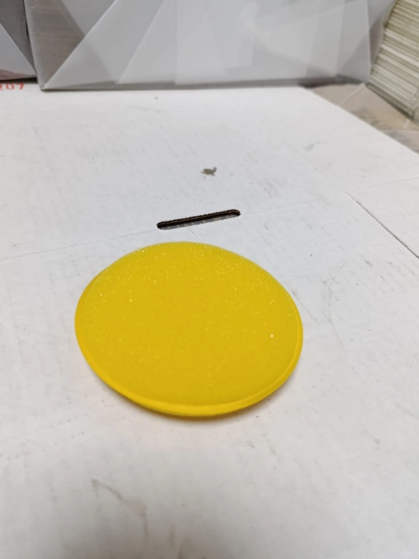 Premium Oto Cila Uygulama Pedi 10 cm Sarı (1 adet)