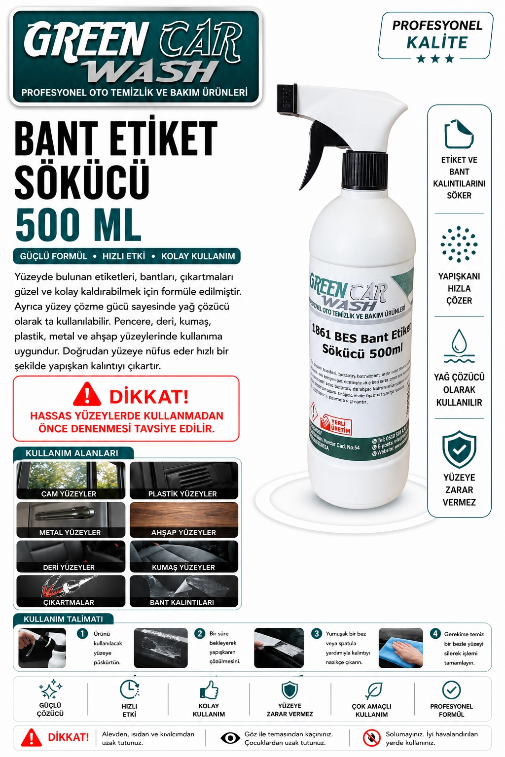 Bant Etiket Sökücü 500ml