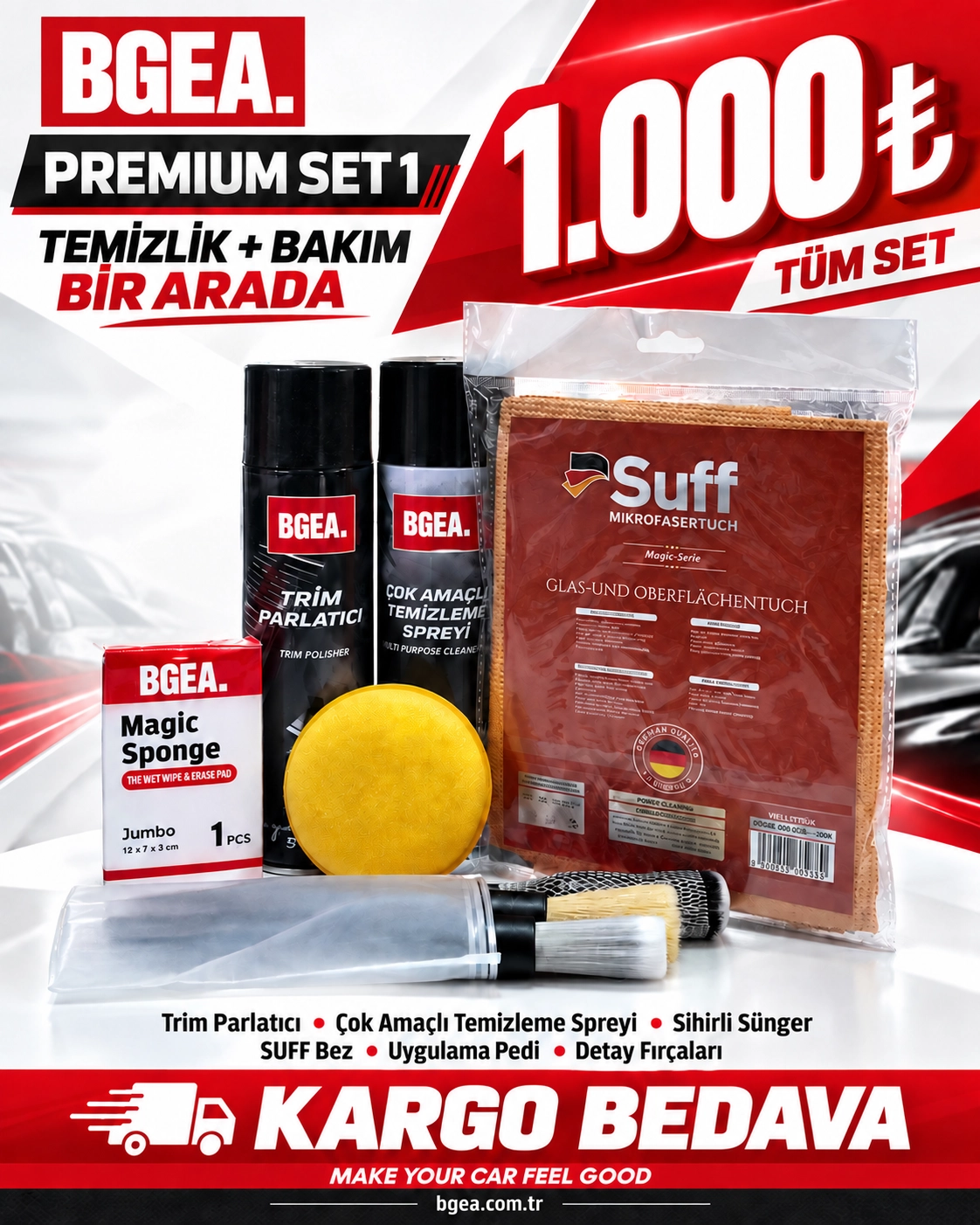 Premium Detay ve Bakım Seti 1
