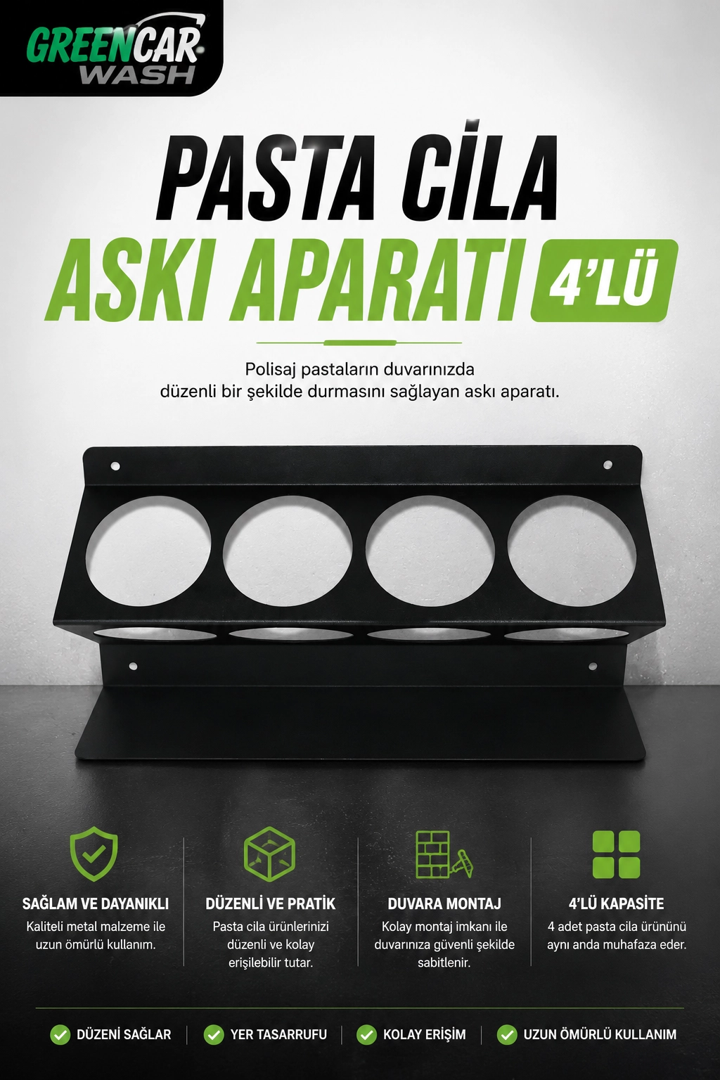 Pasta Cila Askı Aparatı 4 Lü