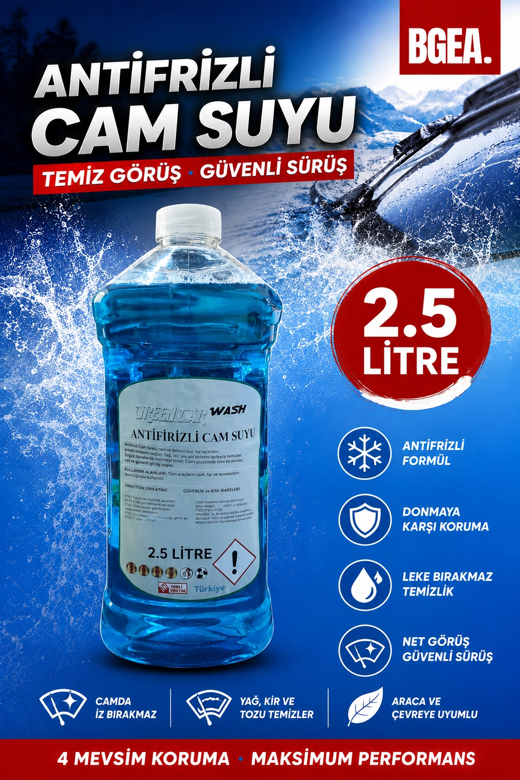 Cam suyu 2,5 Litre