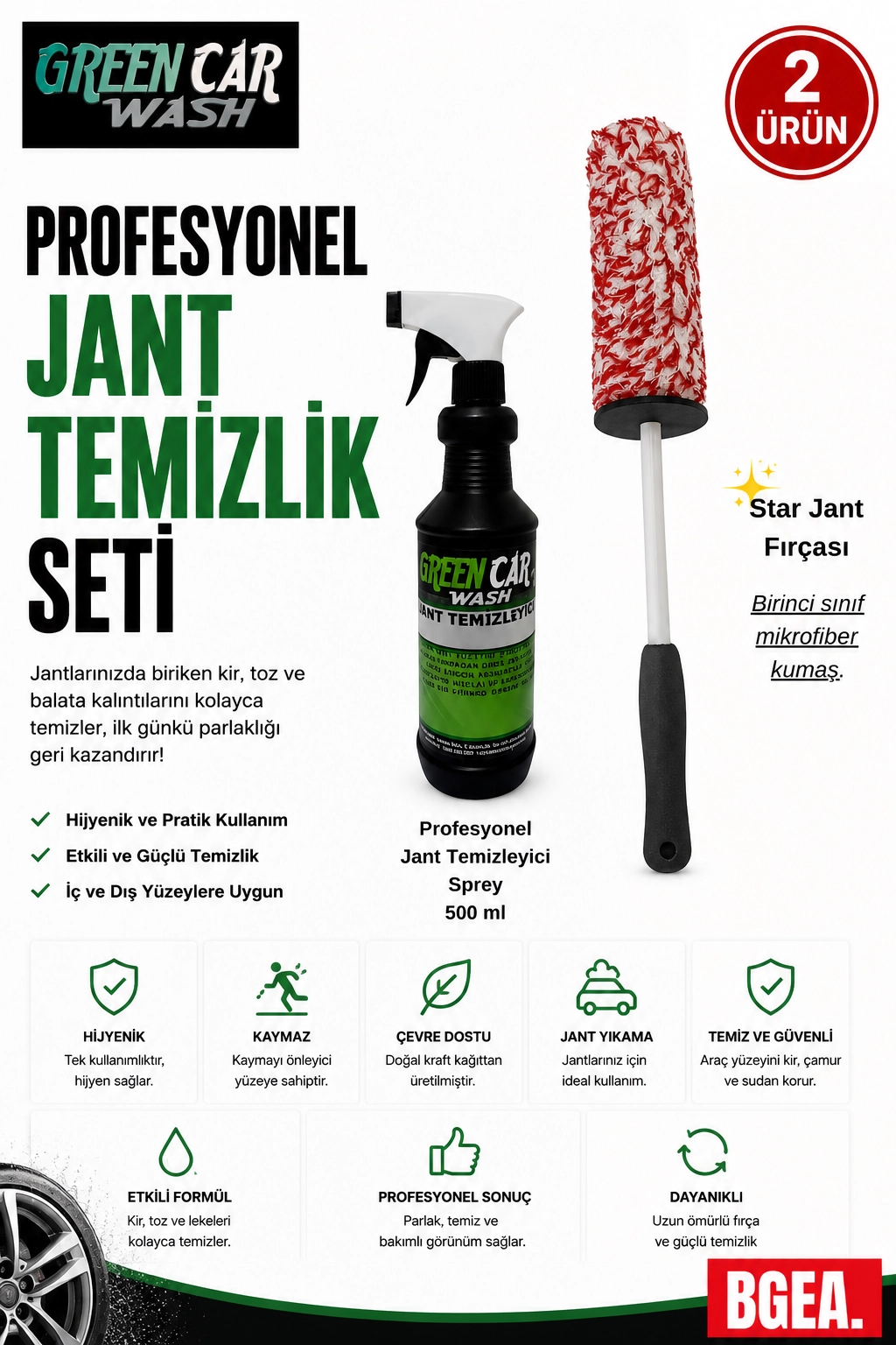Profesyonel Jant Temizleme Set4