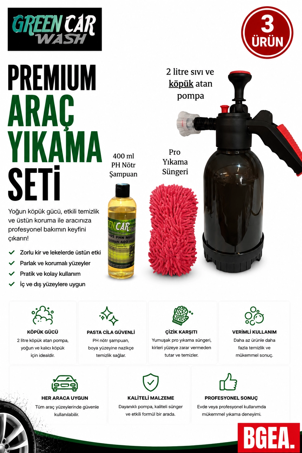 Profesyonel Yıkama Set7