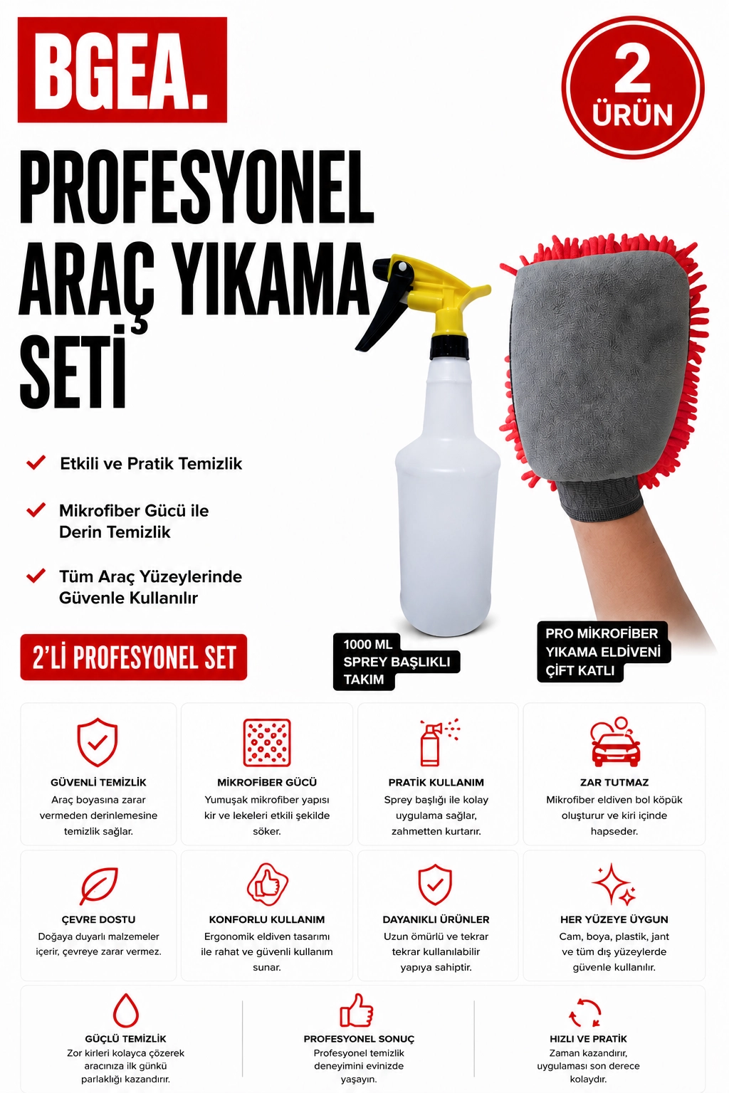 Profesyonel Araç Yıkama Set21