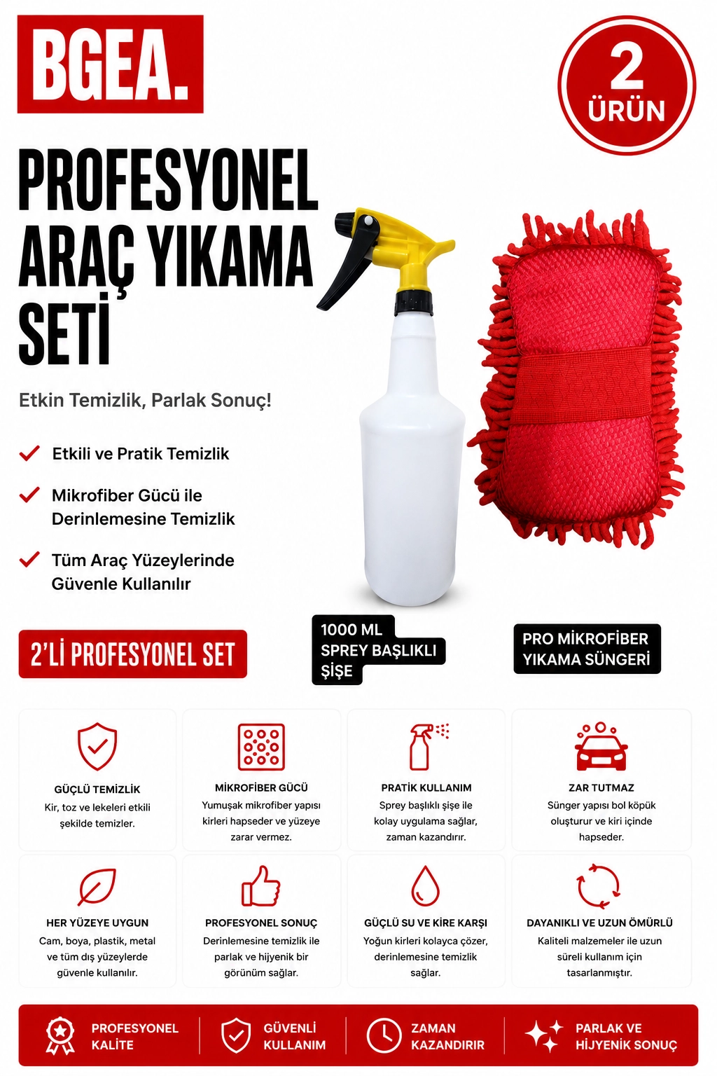 Profesyonel Araç Yıkama Set22