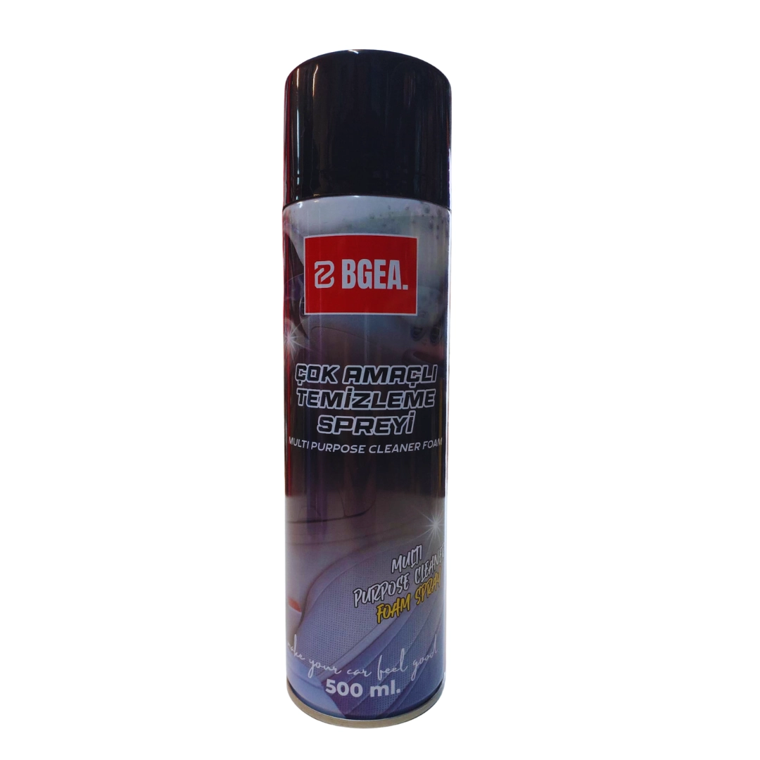 BGEA Araç İçi Temizleme Köpüğü 500 ML- Çok Amaçlı Temizleme Spreyi