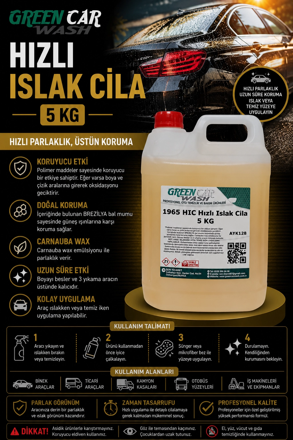 HIZLI ISLAK CİLA 5KG