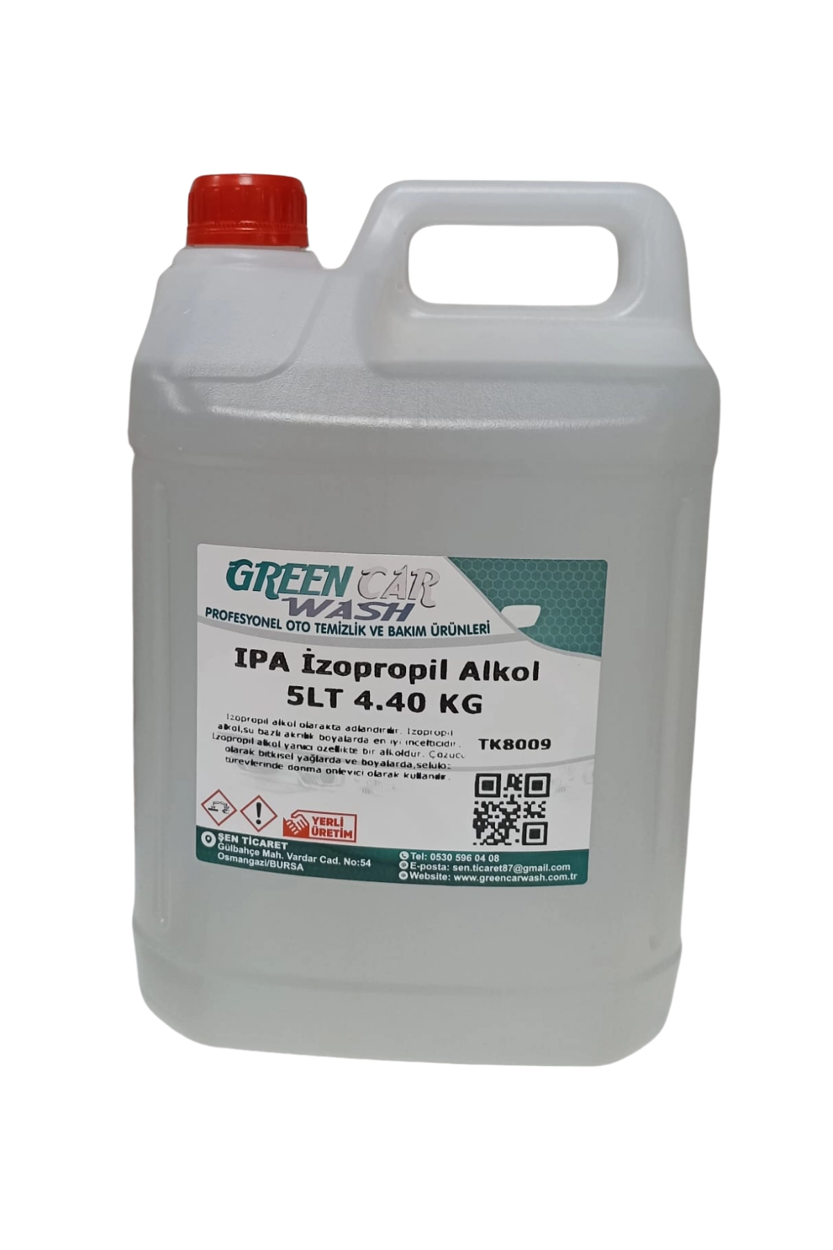 IPA İzopropil Alkol % 99- 5LT