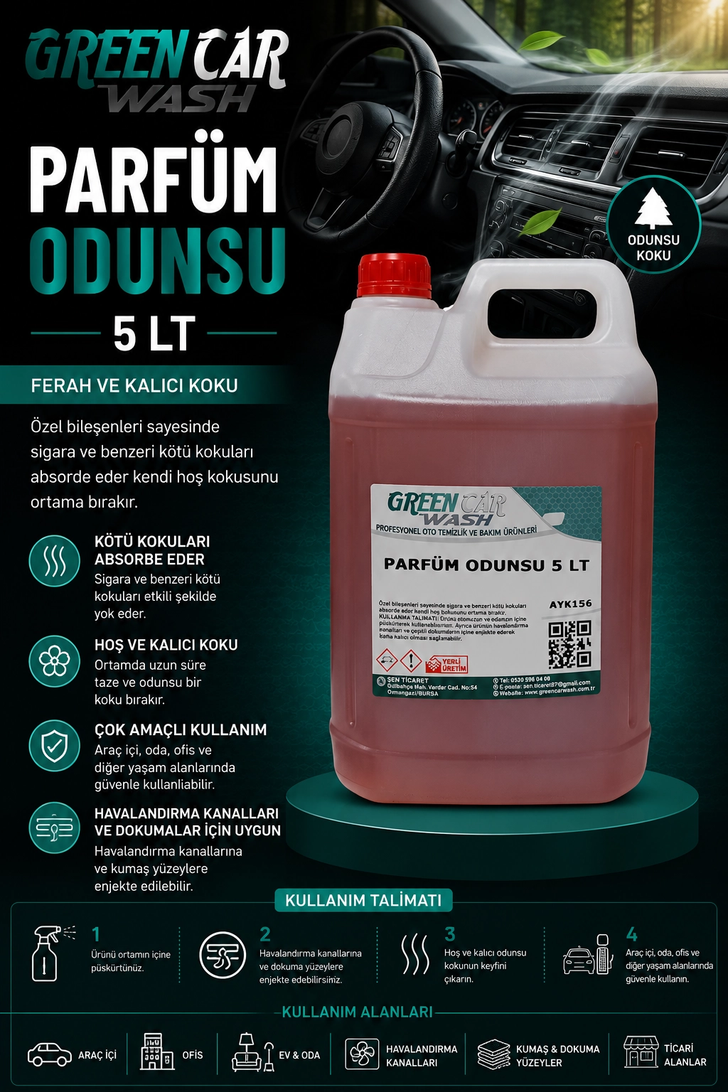 PARFÜM ODUNSU 5 LT