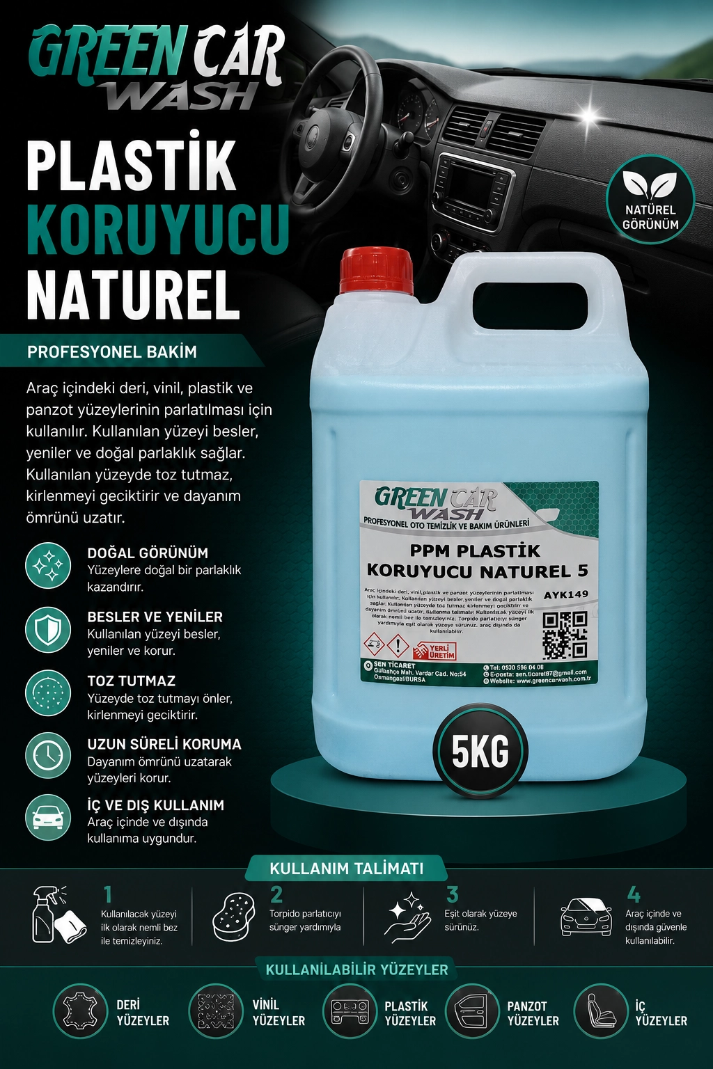 PPM PLASTIK KORUYUCU NATUREL 5 KG