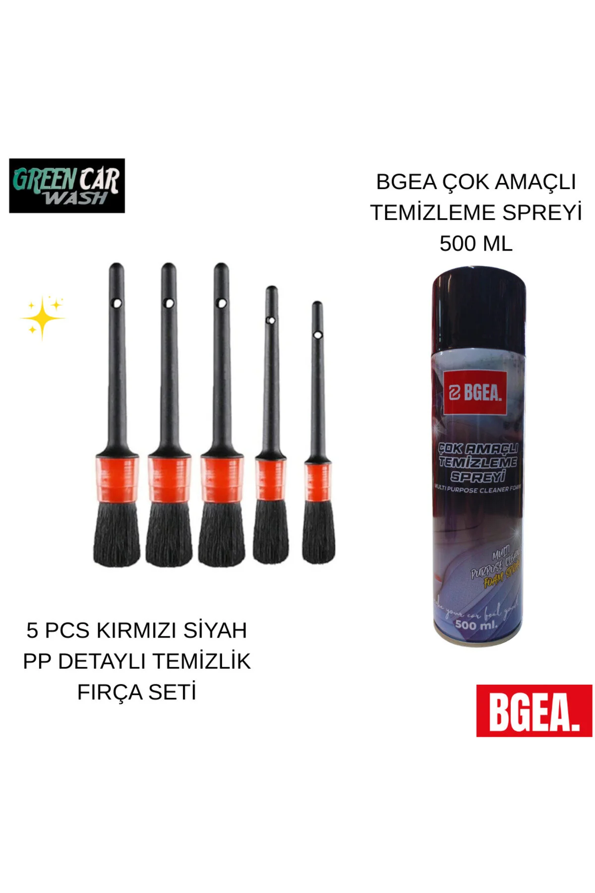 PROFESYONEL ÇOK AMAÇLI TEMİZLEME SETİ-DETAY FIRÇA SETİ