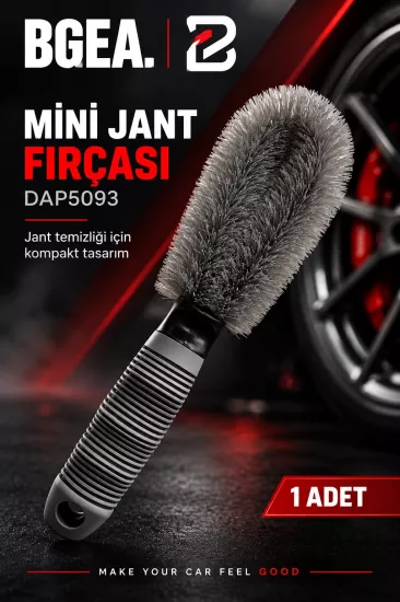 BGEA Mini Jant Temizleme Fırçası Gri 
