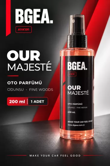 BGEA Our Majesté Odunsu Oto Parfümü 200 ml