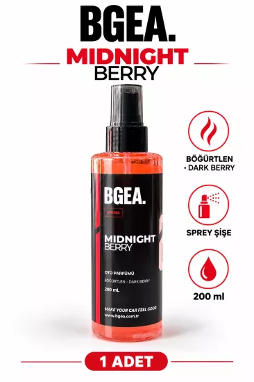 BGEA Midnight Berry Böğürtlen Kokulu Oto Parfümü 
