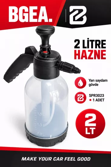 BGEA PRC Sıvı Pompa 2 Litre Manuel Pompalı Sprey 