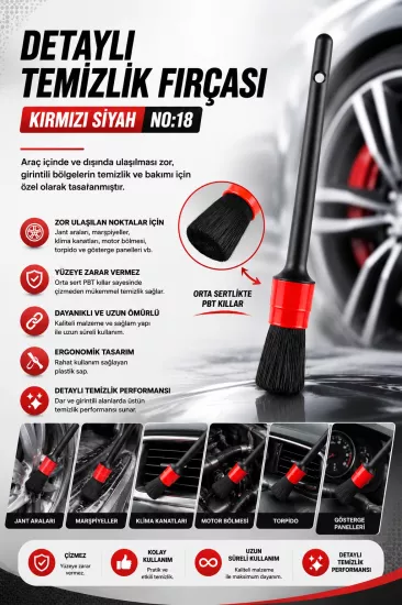 Fırçalar-Detaylı Temizlik