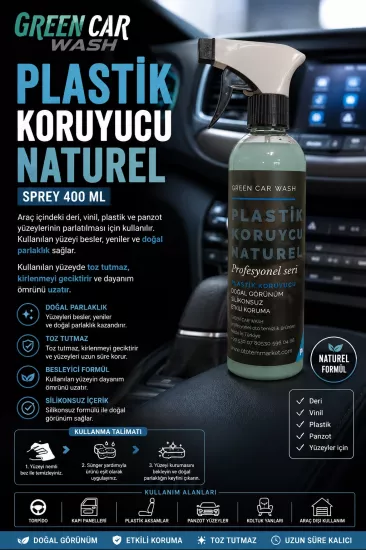 Plastik Koruyucu Naturel Sprey 400 ml