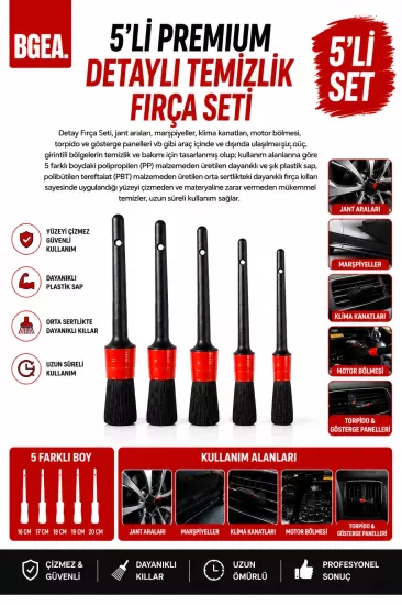 Detaylı Temizlik Fırçalar
