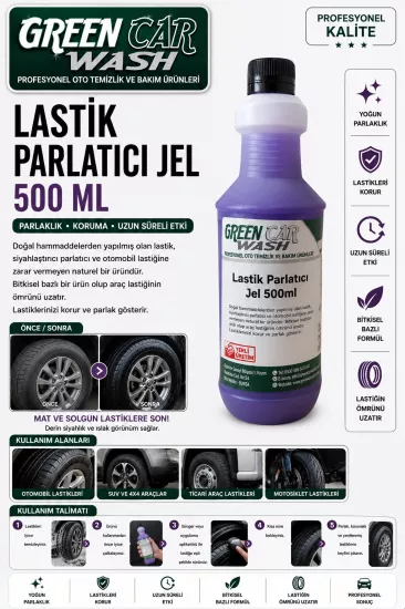 Jel Lastik Parlatıcı 500 ML