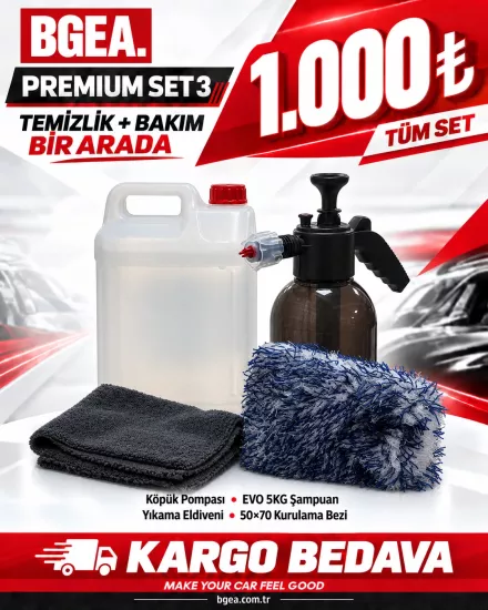 Premium Köpük ve Yıkama Seti 3 | BGEA