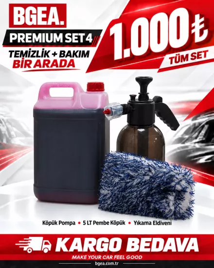 Premium Köpük ve Yıkama Seti 4 | BGEA