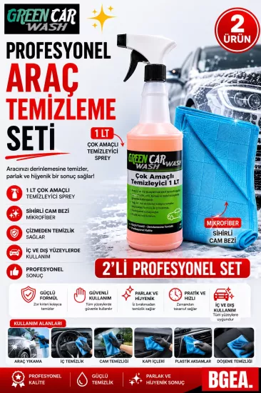Profesyonel Araç Temizlik Set23- Çok Amaçlı Temizlik Seti