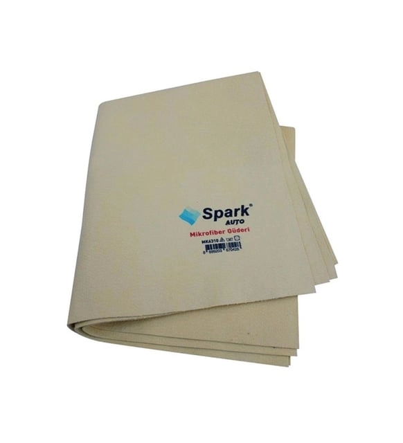 SPARK SARI DERİ BEZ 50*60 (MAVİ DERİ BEZ)