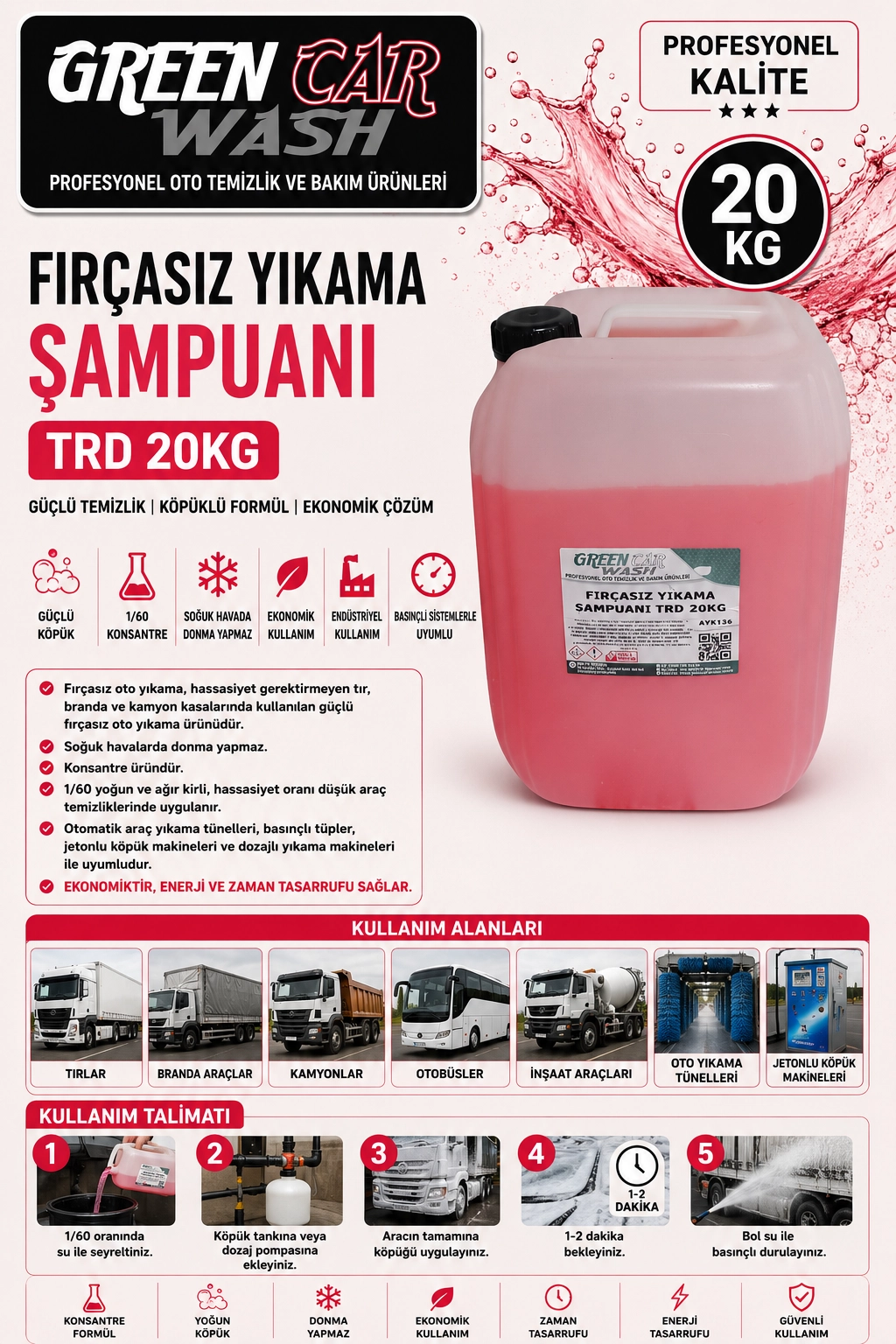 FIRCASIZ YIKAMA SAMPUANI TRD 20KG